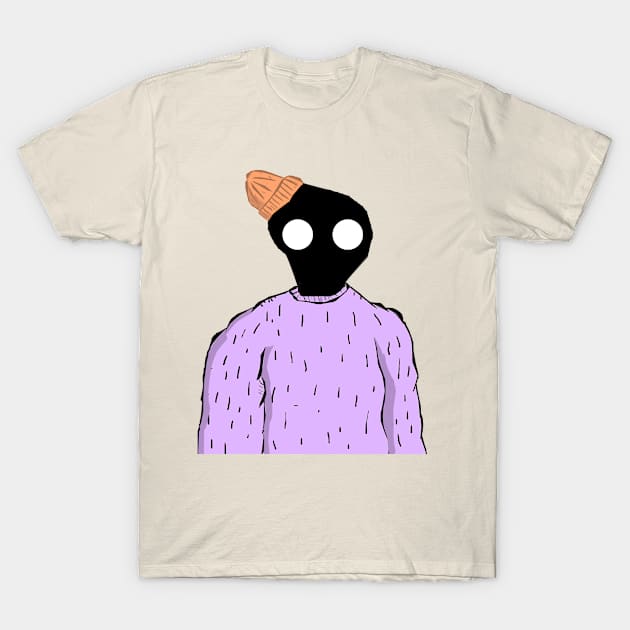 purple sweater T-Shirt by samsinnermind